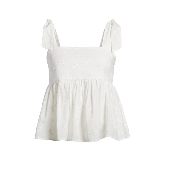 bp Tops - BP Embroidered Peplum Tank